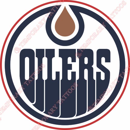 Edmonton Oilers Customize Temporary Tattoos Stickers NO.149